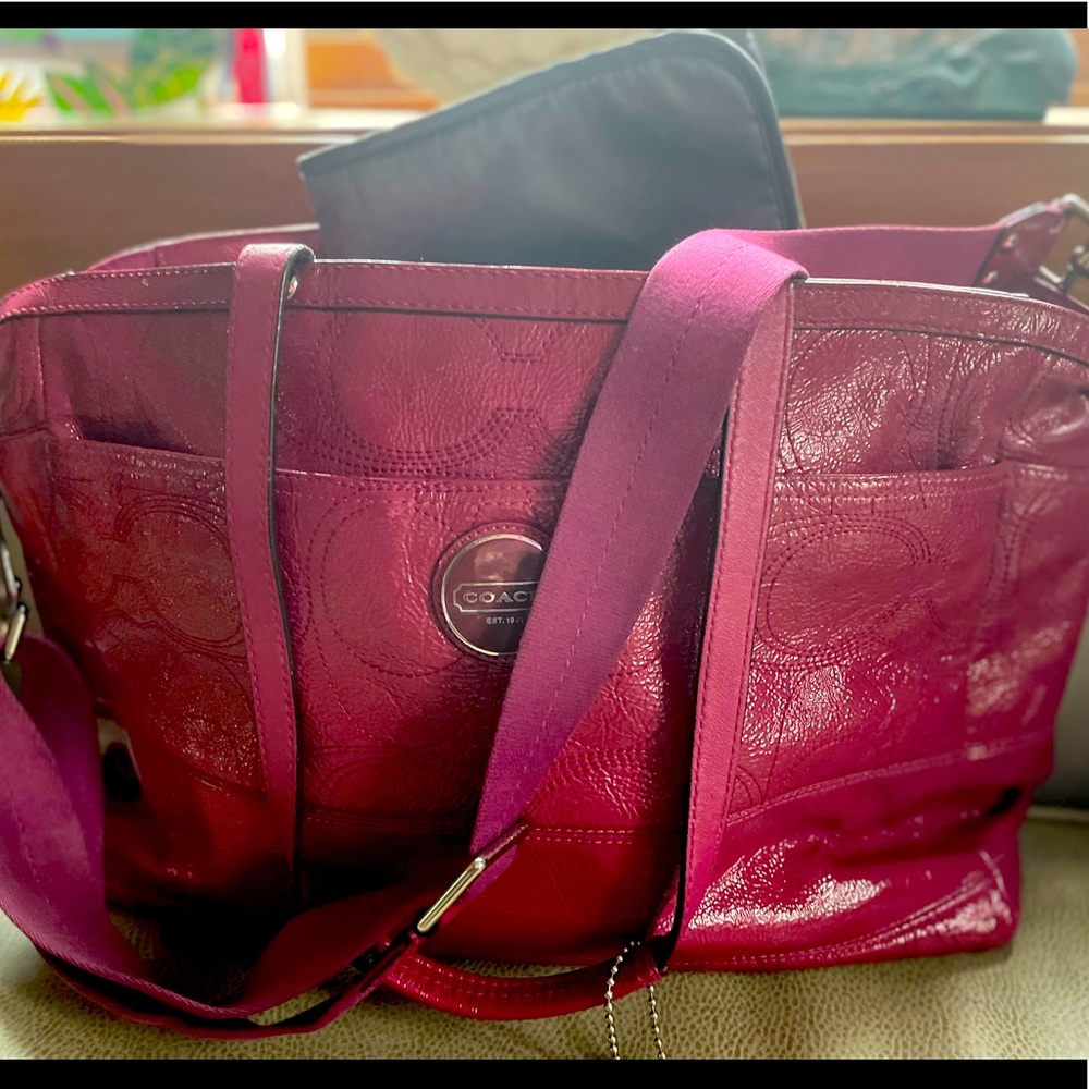 Coach baby bag/ laptop/ carry on Tote